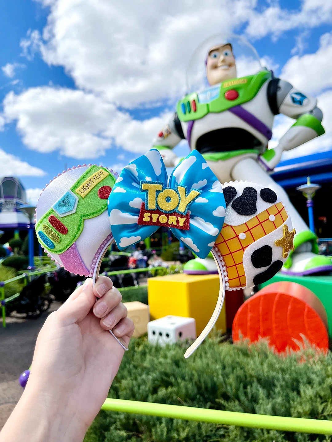Toy Story Buzz Lightyear and Woody Inspired Mouse Ears Mickey Ears Headband| Ships in 10-12 Busin... | Etsy (US)