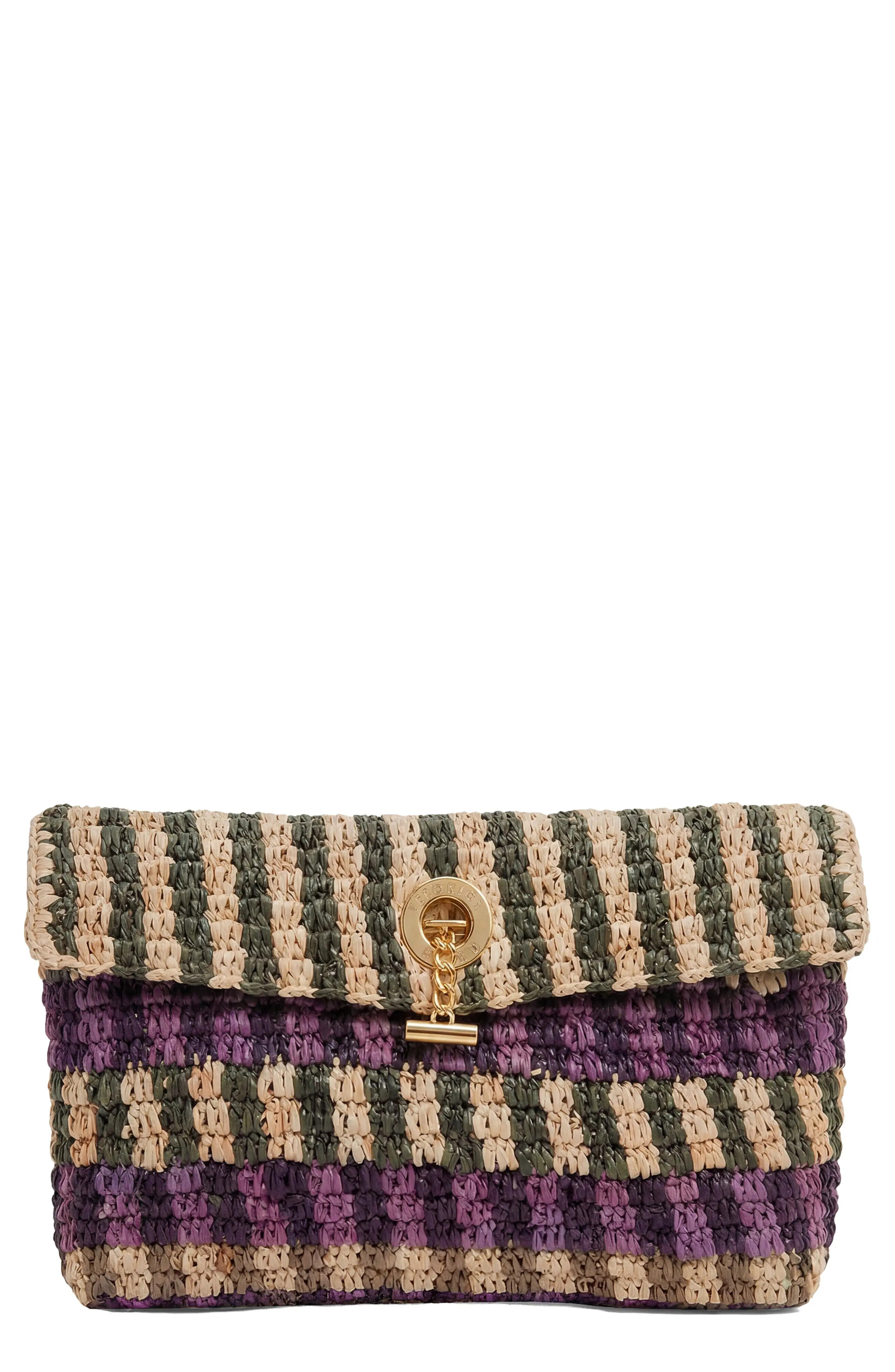 Anchor Raffia Clutch (Women) | Nordstrom | Nordstrom