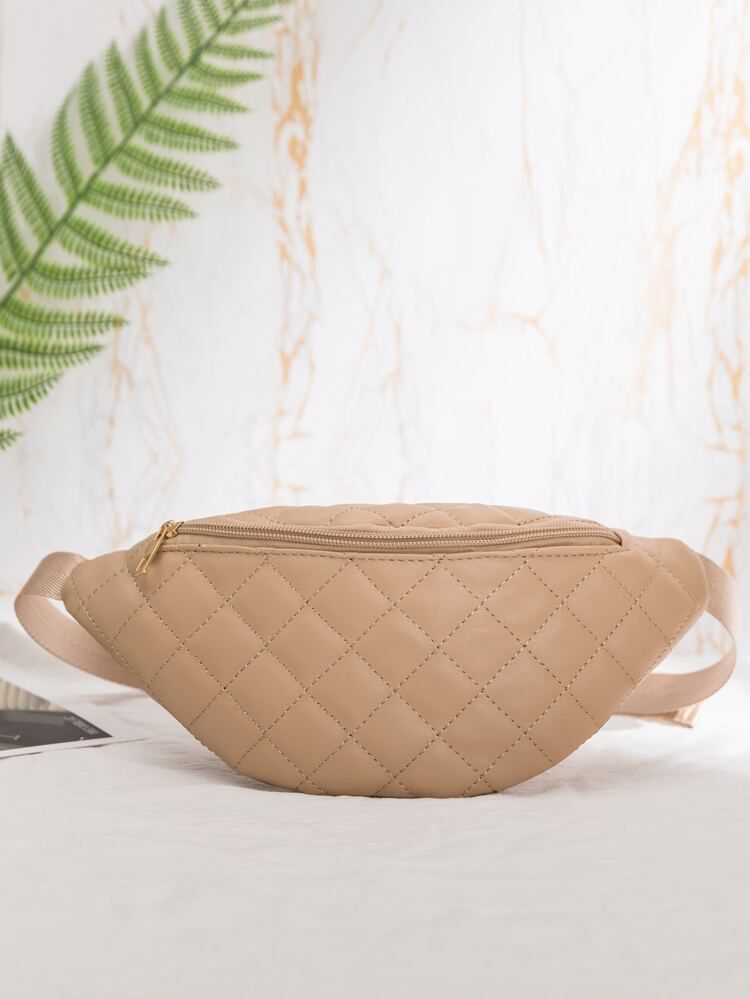 Quilted Pattern Fanny Pack | SHEIN