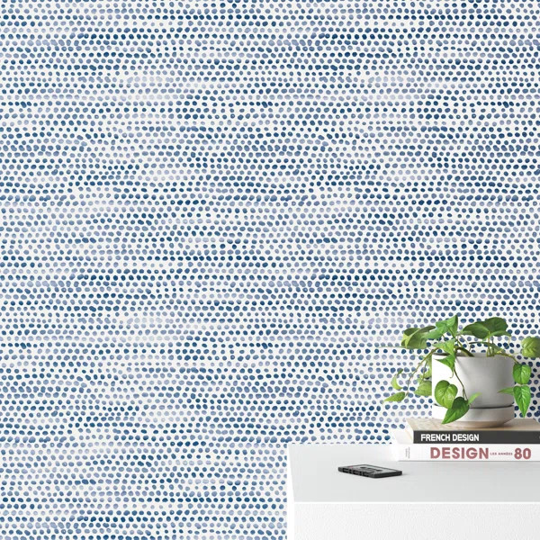 Roca Peel & Stick Polka Dots Wallpaper | Wayfair North America