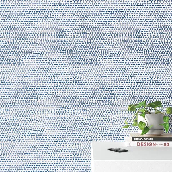 Roca Peel & Stick Polka Dots Wallpaper | Wayfair North America