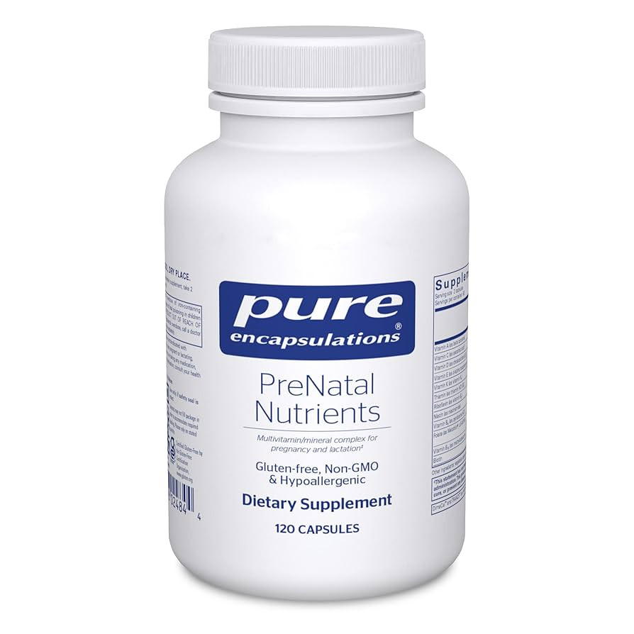 Pure Encapsulations PreNatal Nutrients - for Pregnancy & Lactation - Aids Energy & DNA Developmen... | Amazon (US)