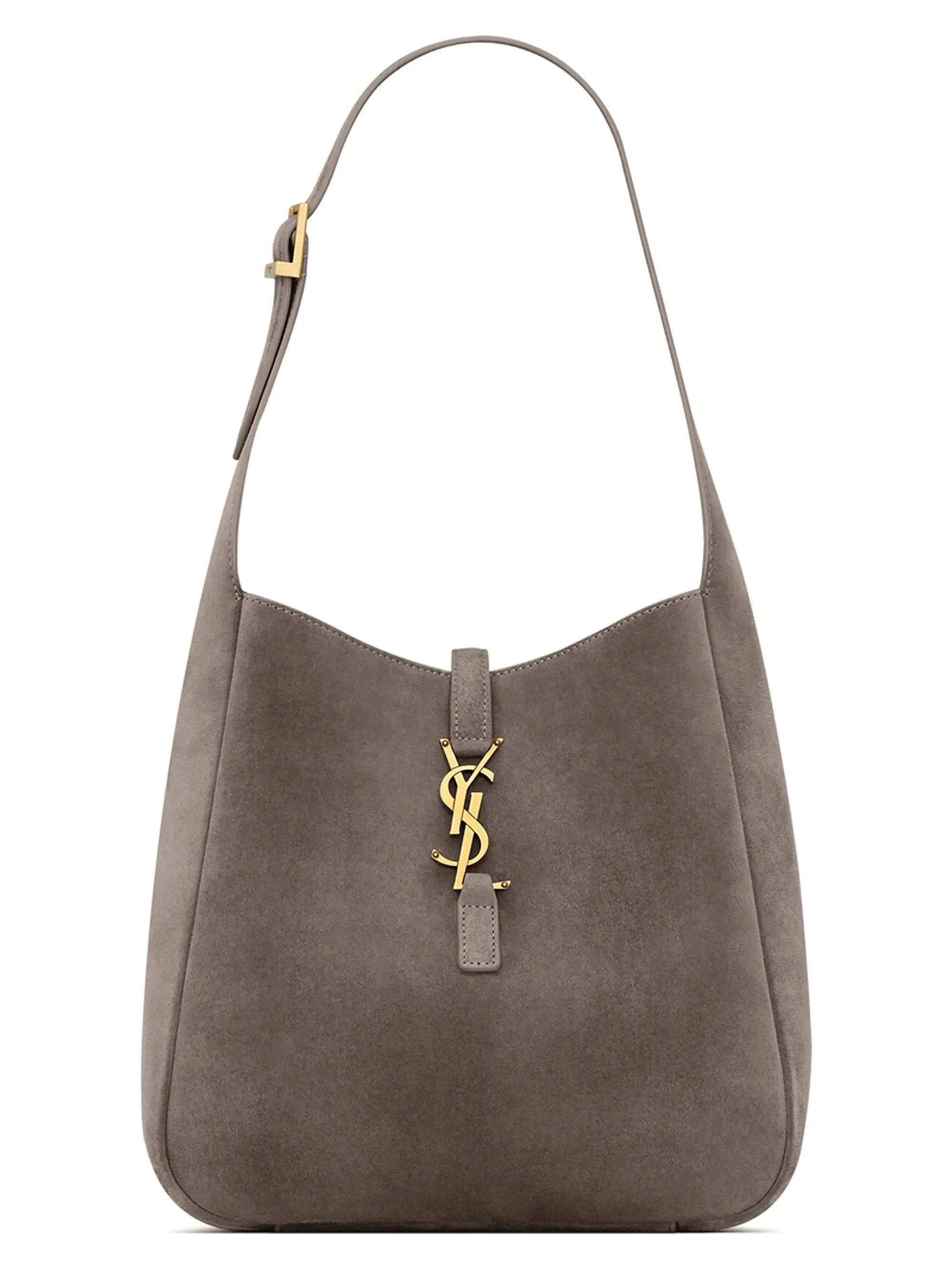 Le 5 à 7 Supple Small Shoulder Bag in Suede | Saks Fifth Avenue