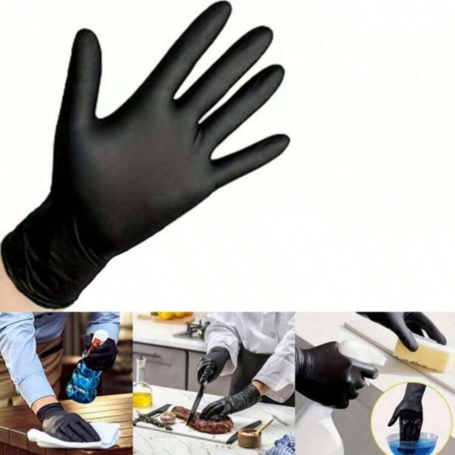 100pcs Vinyl Disposable Gloves, DisposableGloves For Home Cleaning And FoodPreparation,Cleaning G... | SHEIN