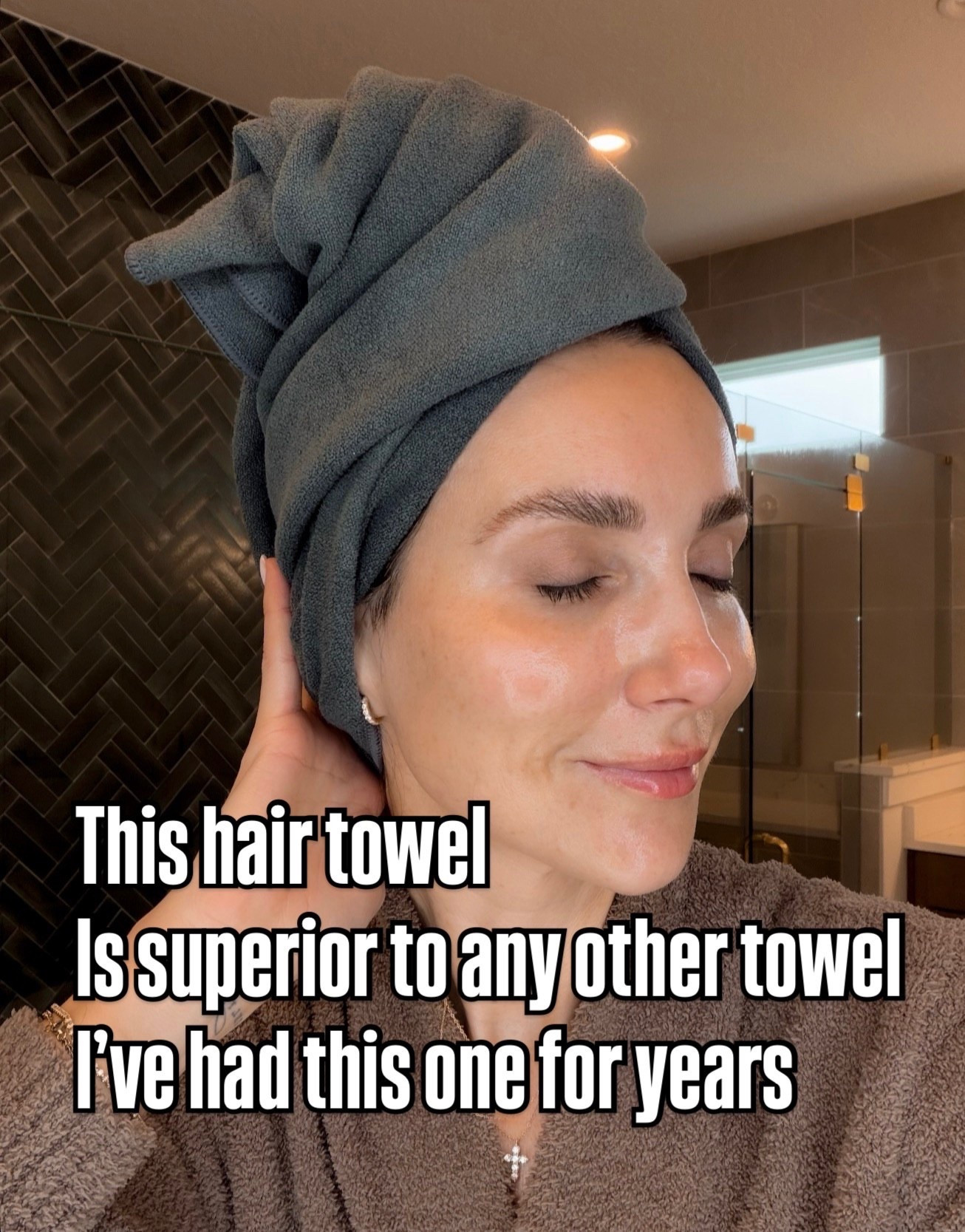 Microfiber hair towel, healthy hair, damaged hair, shower must have, shower essentials, annabrstylee

#LTKmorningroutine #LTKFindsUnder50 #LTKselfcare