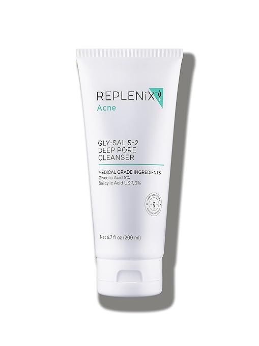 Replenix Gly-Sal Deep Pore Acne Cleanser - Oil-Free & Medical Grade Cream to Foam Face Wash & Tre... | Amazon (US)