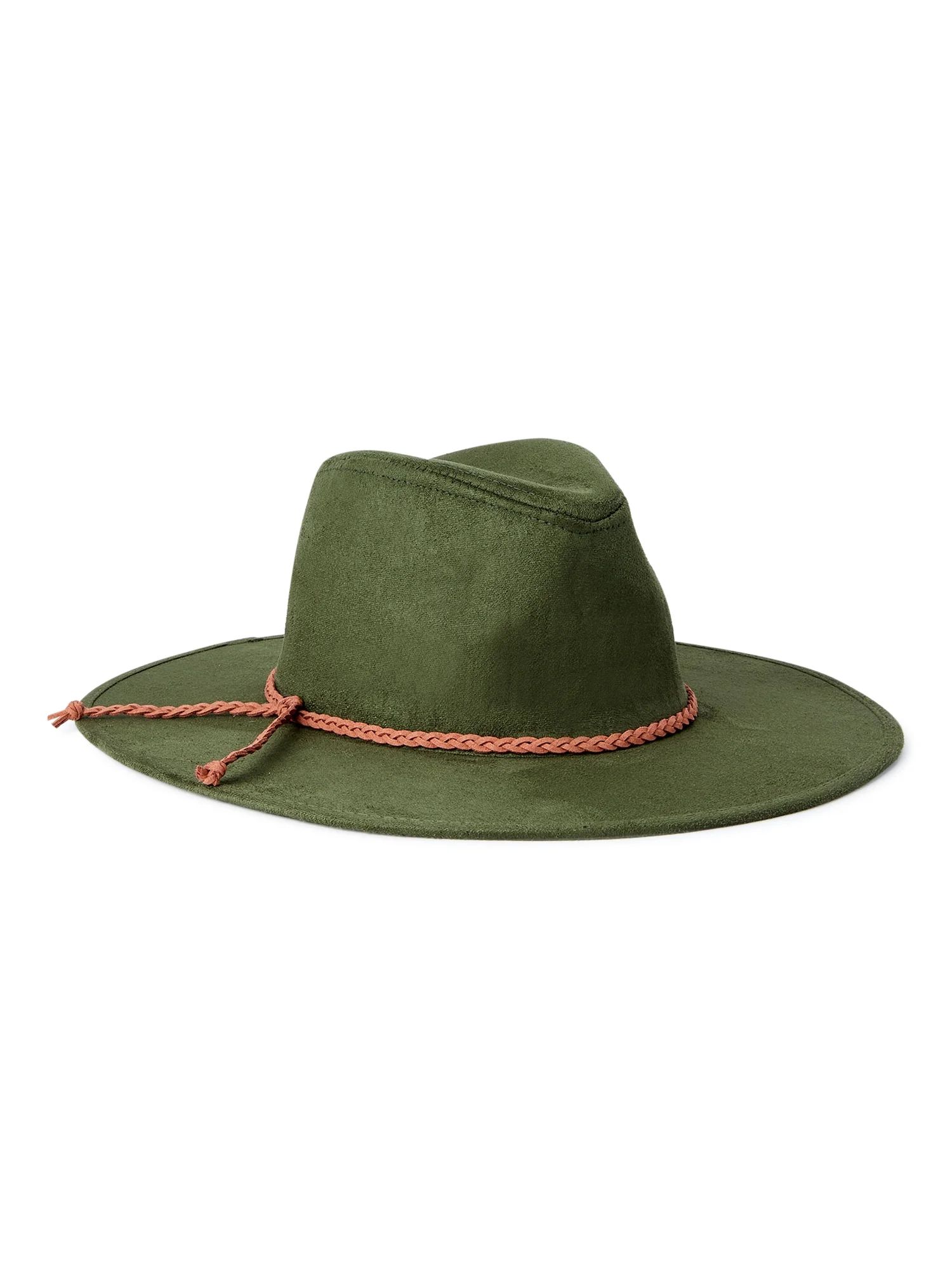 Time and Tru Suede Fedora (Women) | Walmart (US)