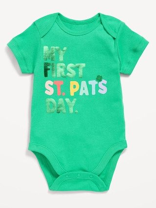 Unisex Short-Sleeve Bodysuit for Baby | Old Navy (US)