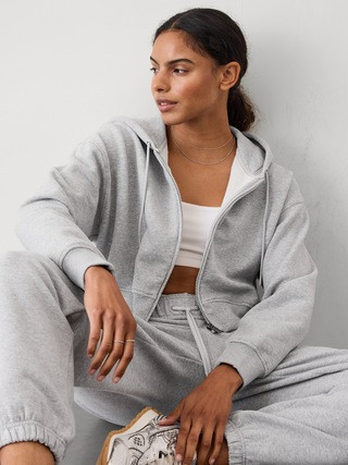 Forever Fleece Crop Full Zip | Athleta