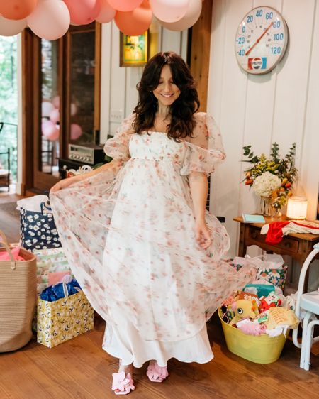 My first baby shower was such a blessing and beyond sweet 🩷🥹 I’m just so thankful for my girlfriends!

Loved my dress and shoes so much! Both fit me true to size!

Wearing a small in this bump friendly dress from Worth Collective & a 6 in these gorgeous shoes from Target!

Maternity, baby girl, baby shower dress, maternity photos, bump friendly, floral dress, spring dress 

#LTKbaby #LTKbump #LTKparties