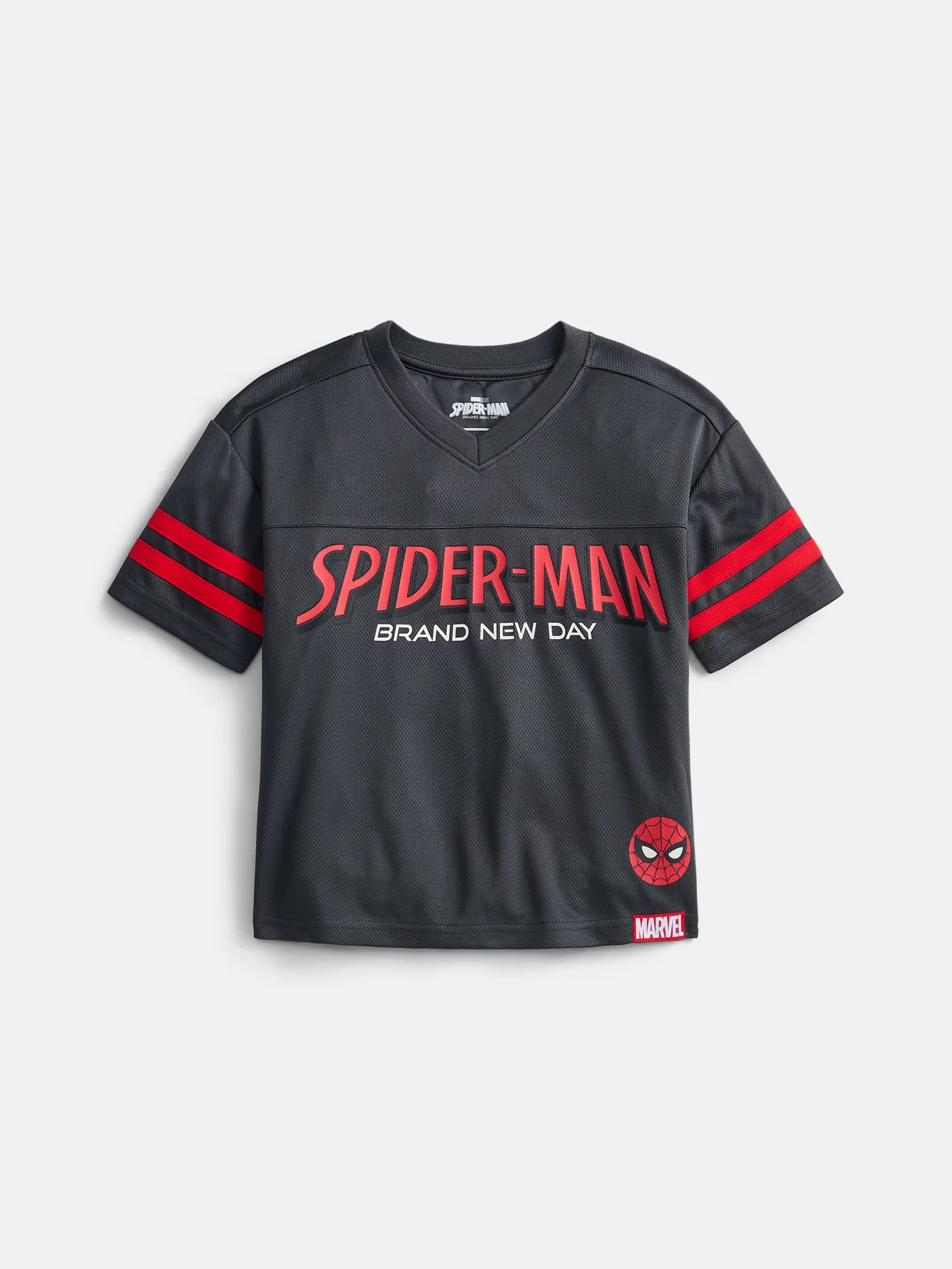 Wonder Nation Boys' Spider-Man Graphic Jersey with Short Sleeves, Sizes 4-18 | Walmart (US)