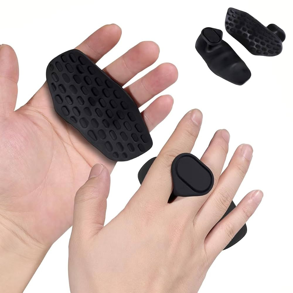 Anti-Slip Workout Grips - Ergonomic Rubber Hand Protector Gloves for Weight Lifting, Pull-Ups, Gy... | Amazon (US)