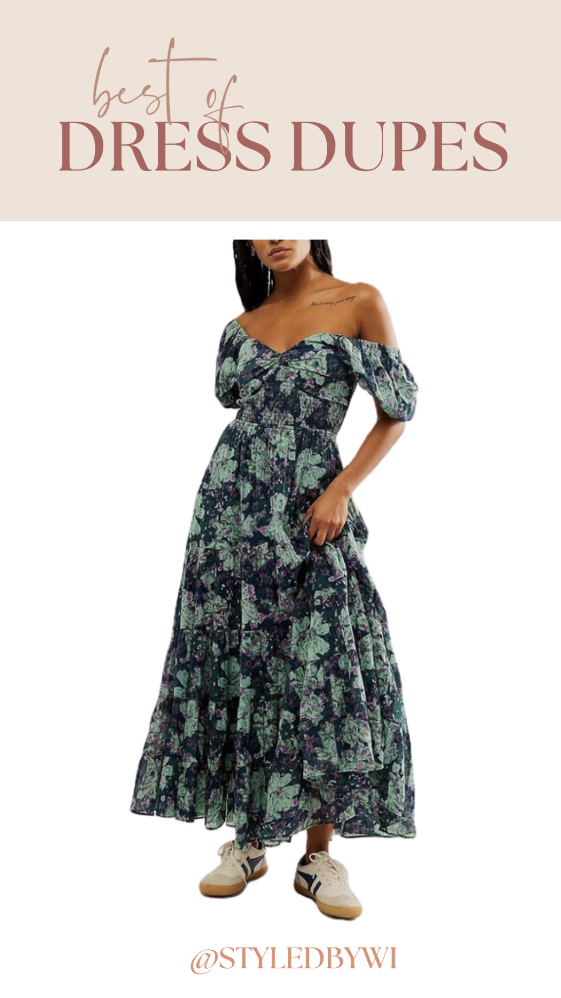 Free People dress dupe for fall 