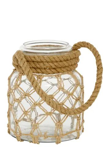 Brown Glass Coastal Lantern, 9" x 7" x 8" | Nordstrom Rack