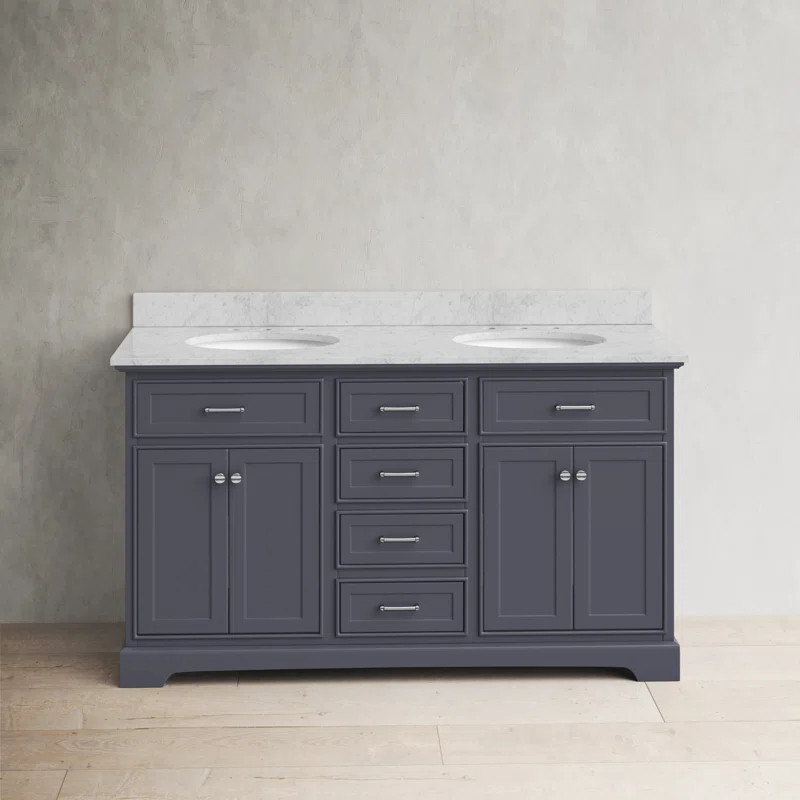 Ronnie 60'' Double Bathroom Vanity | Wayfair North America