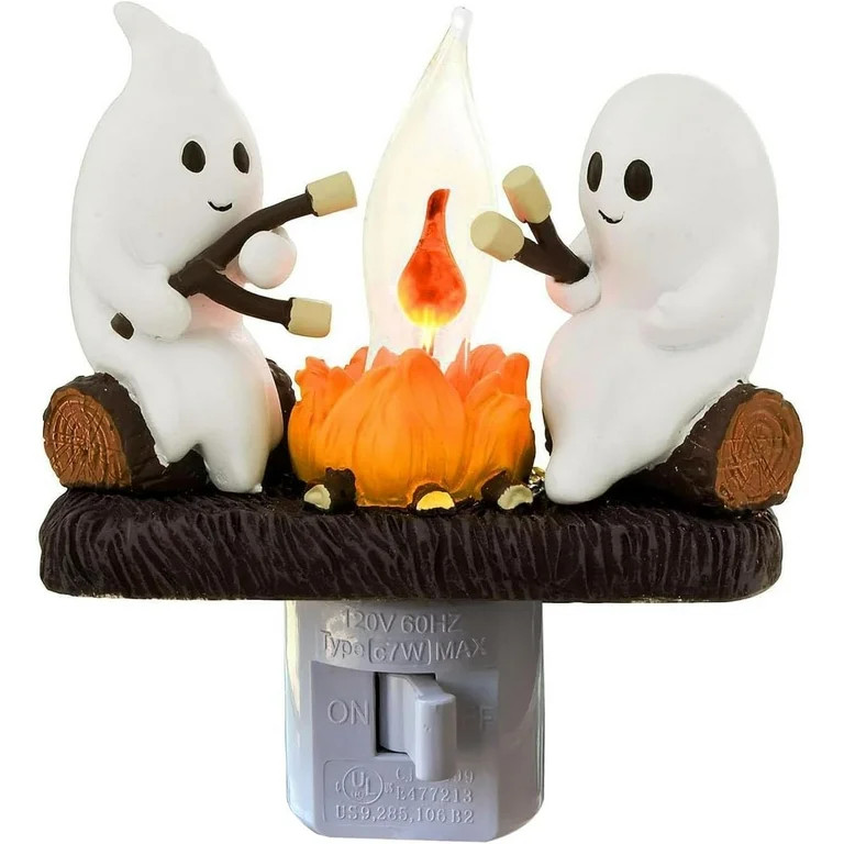 Ghost Campfire Nightlight, Ghost Campfire Flickering Nightlight, Campfire Flame Halloween Nightli... | Walmart (US)