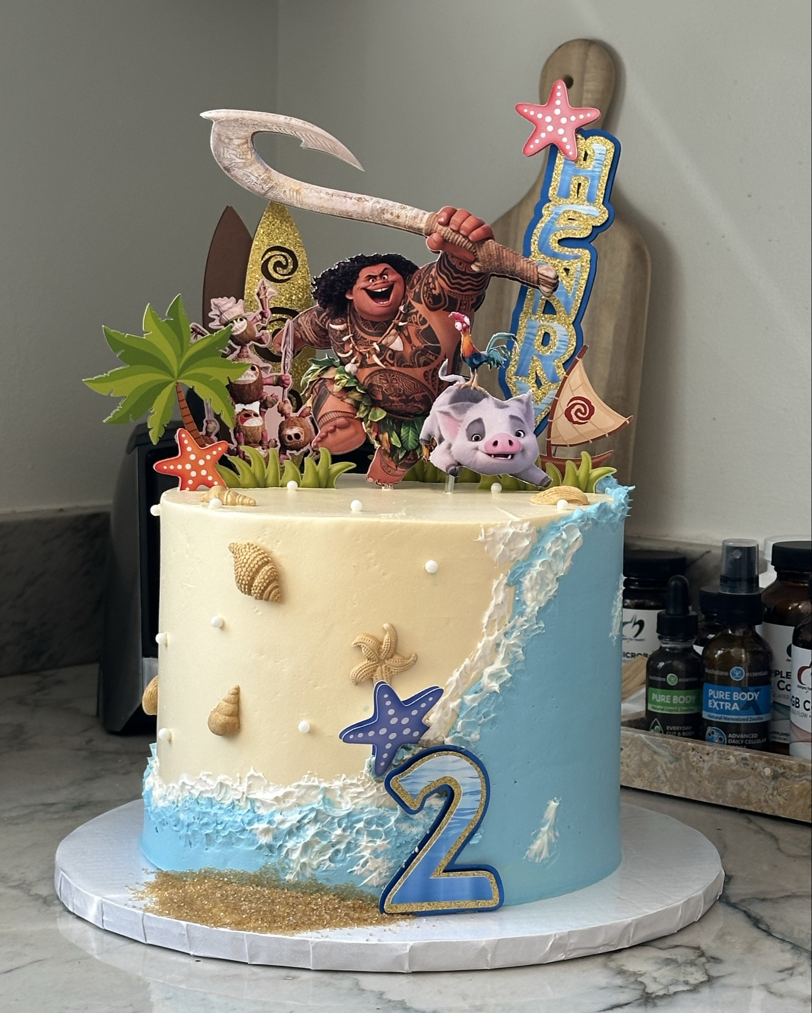 Moana (Maui) birthday party topper from Etsy for Henry’s 2nd birthday. There are so many other character options too! 

#LTKKids #LTKParties