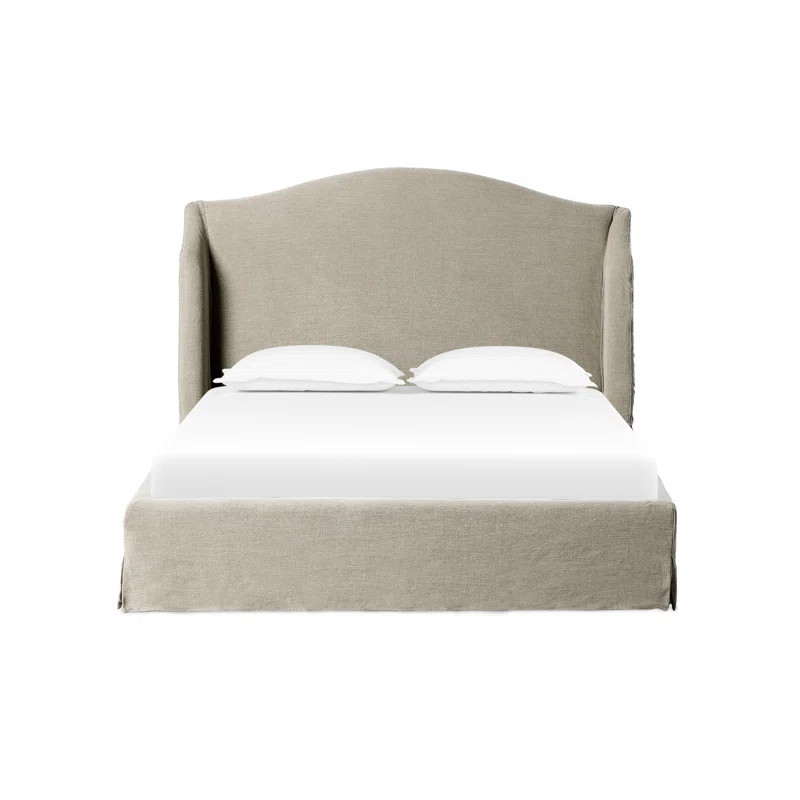 Meryl Upholstered Wingback Bed | Perigold