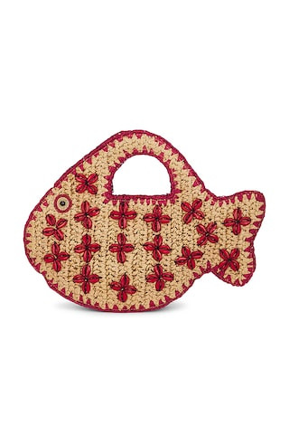 Favorite Puka Fish Bag in Natural & Burgundy

              
    
        
        
            F... | Revolve Clothing (Global)