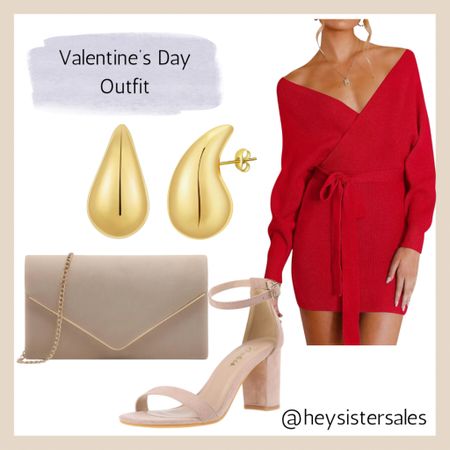 Perfect outfit for Valentine’s Day! The dress also comes in the prettiest pink 

#LTKSeasonal #LTKshoecrush #LTKfindsunder50