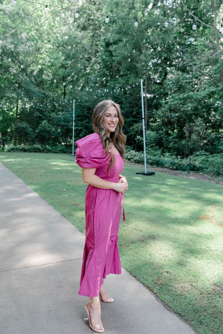 Wearing size small in everything except the blue set, which is an XS. Size 6.5 in shoes  

// Maxi Dress // Summer Wedding // Ruffle // Purple // 

#LTKStyleTip #LTKShoeCrush