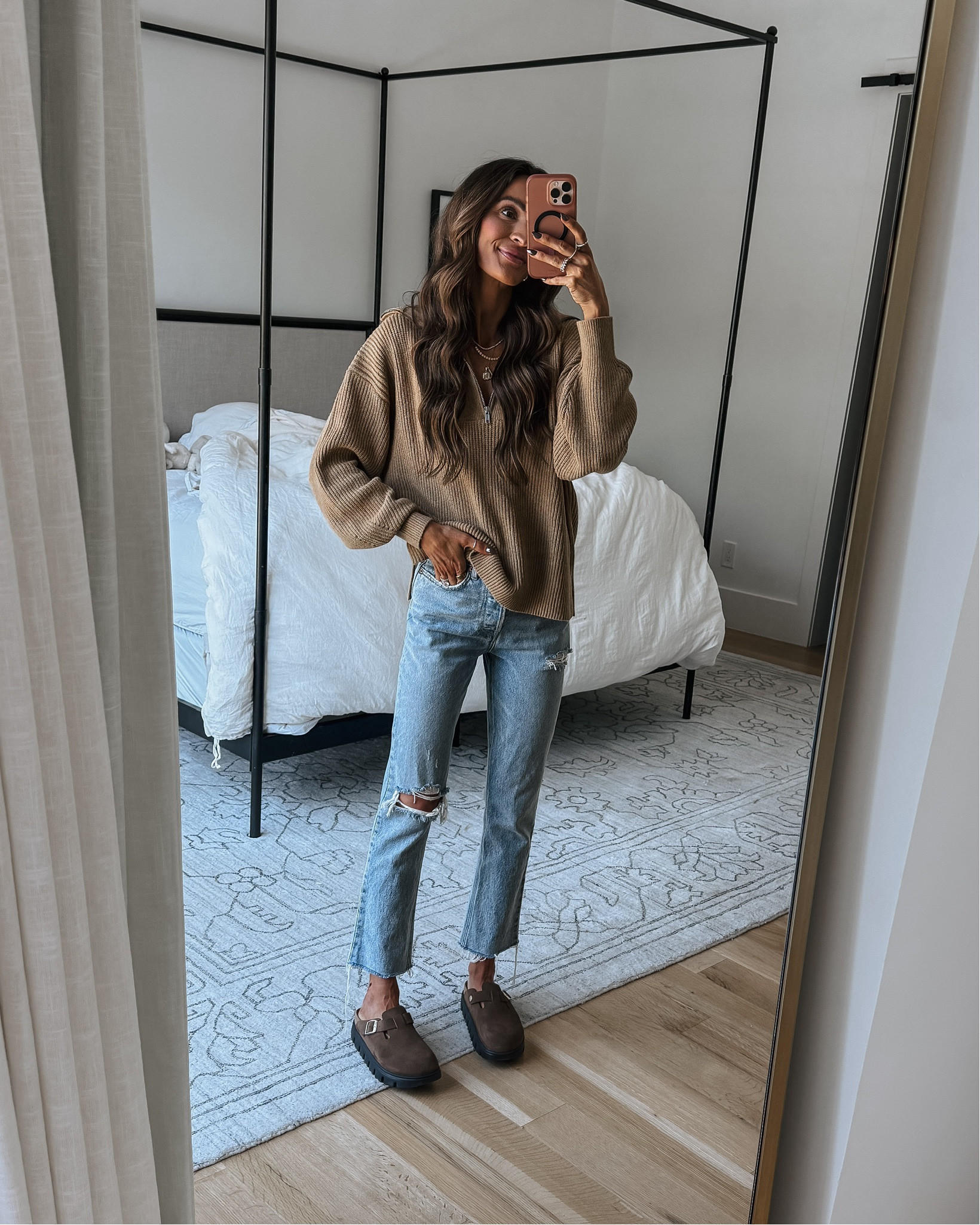 softest sweater that’s so great for fall! 🍂 under $30 🙌🏻