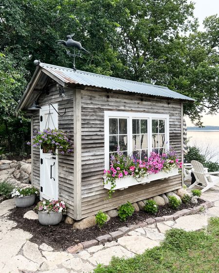 Cute things for a garden shed. 
See my Instagram Reel for my flower box planting guide. 

#LTKFindsUnder50 #LTKSeasonal #LTKHome