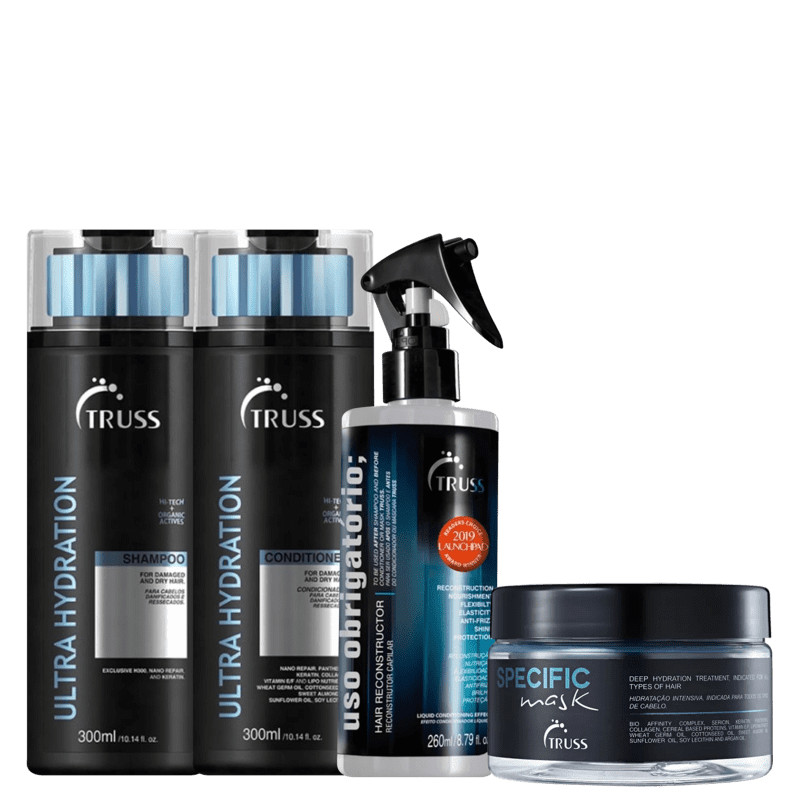 Kit TRUSS Ultra Hydration Specific Obrigatório (4 Produtos) | Beleza Na Web (BR)