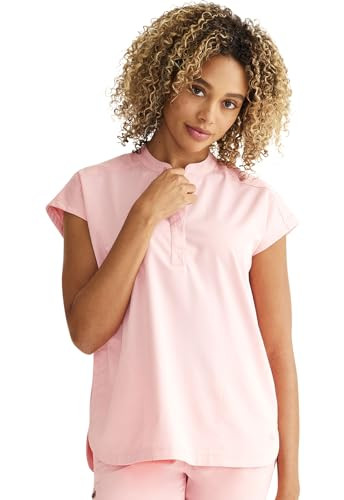Healing Hands Women's Scrub Top Relaxed Fit Journey Top - 2 Pockets with Knit Details, Dolman Sle... | Amazon (US)