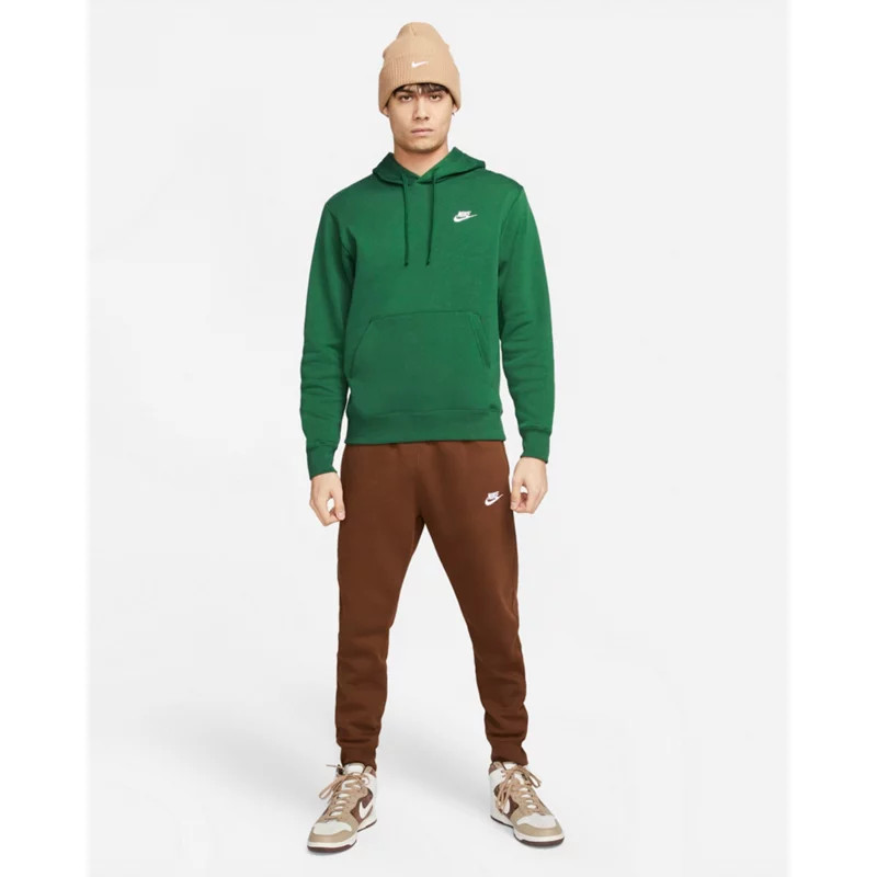 Nike Men's Sportswear Club Fleece Pullover Hoodie Green Dark, X-Large - Men's Athletic Fleece at Aca | Academy Sports + Outdoors