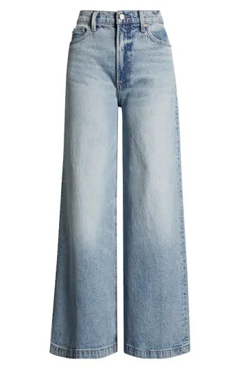 Pistola Lana High Waist Ultra Wide Leg Jeans in Break at Nordstrom Rack, Size 31P | Nordstrom Rack