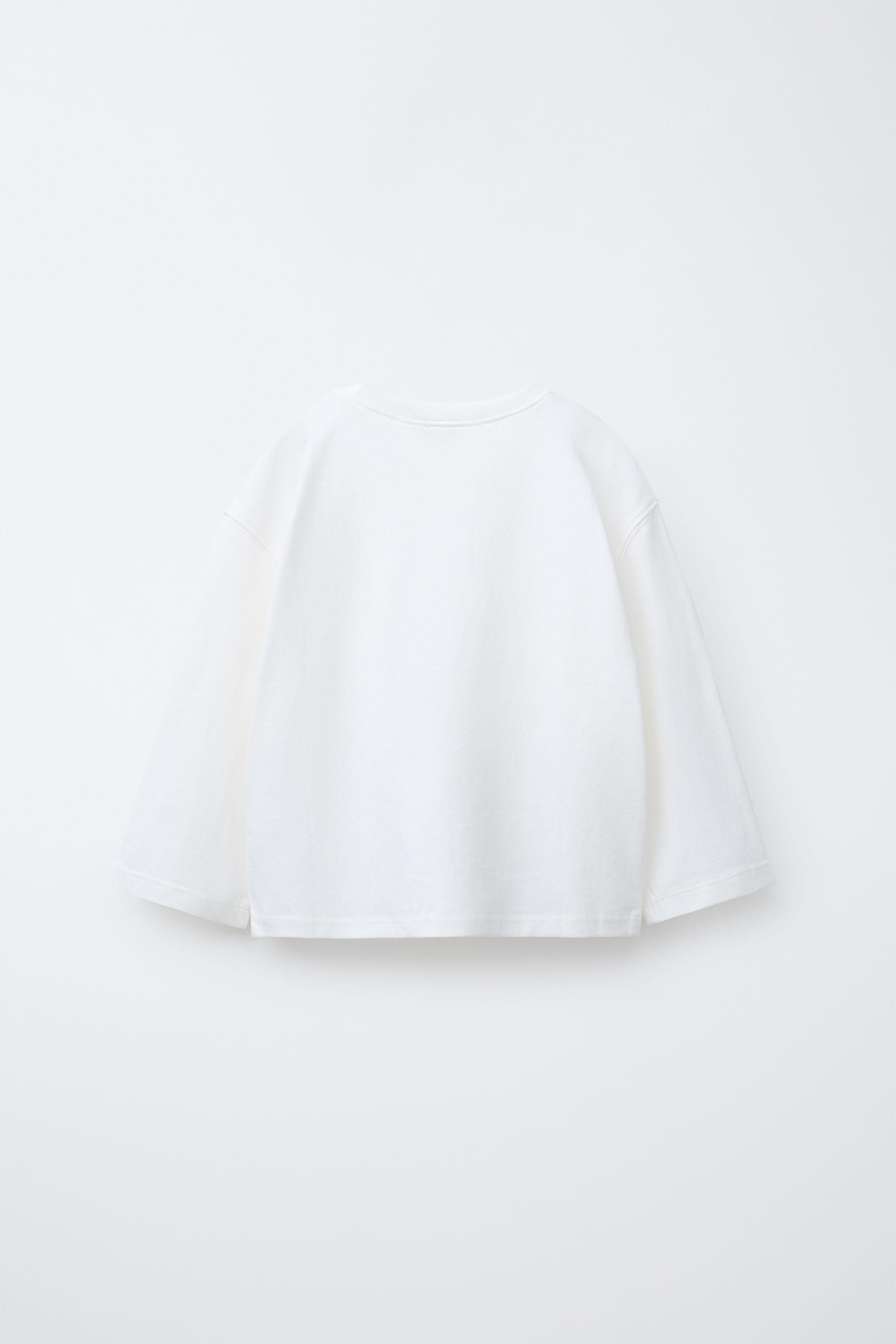 BASIC EMBROIDERED HEART T-SHIRT | Zara US