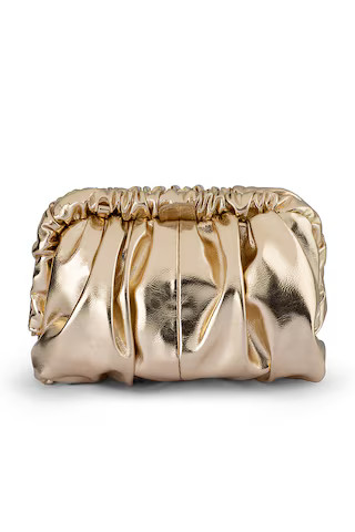 olga berg Betty Metallic Clutch in Gold from Revolve.com | Revolve Clothing (Global)