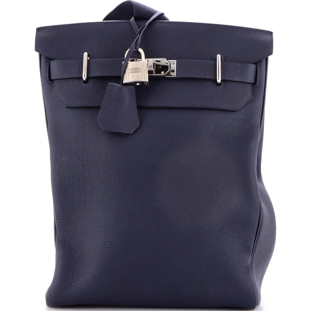 Pre-Owned Hermes Hac a Dos Backpack Togo GM in Blue at Nordstrom, Size Small | Nordstrom