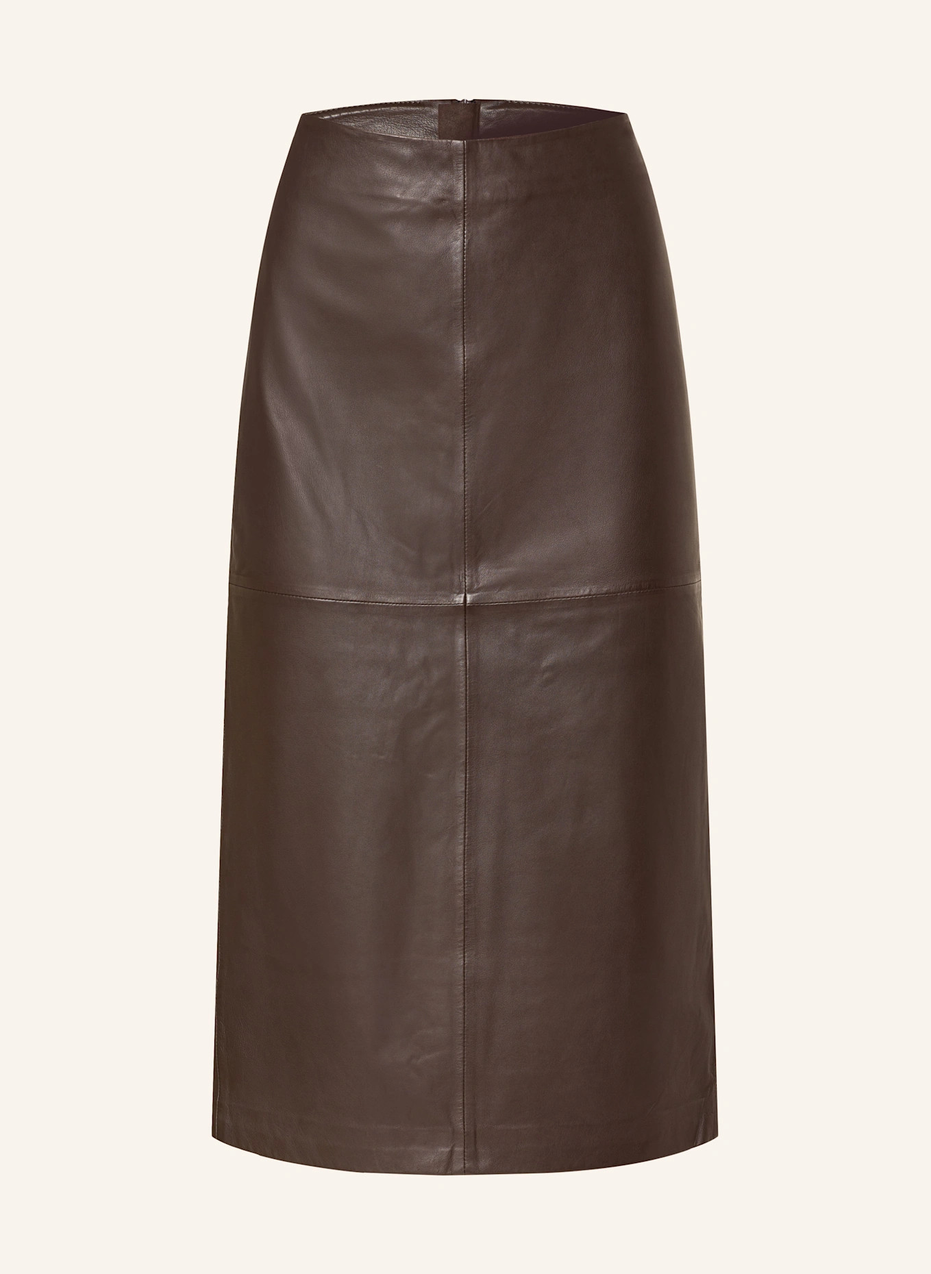 Marc O'Polo Lederrock in dunkelbraun | Breuninger (DACH)