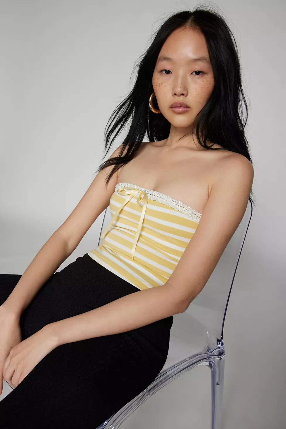 Kimchi Blue Lina Sailor Bow Tube Top | Urban Outfitters (US and RoW)