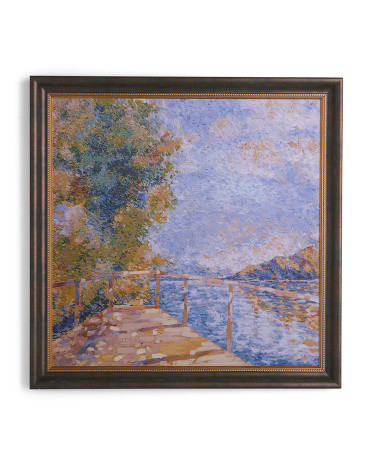 30X30 Bridge Rivers Framed Art | TJ Maxx