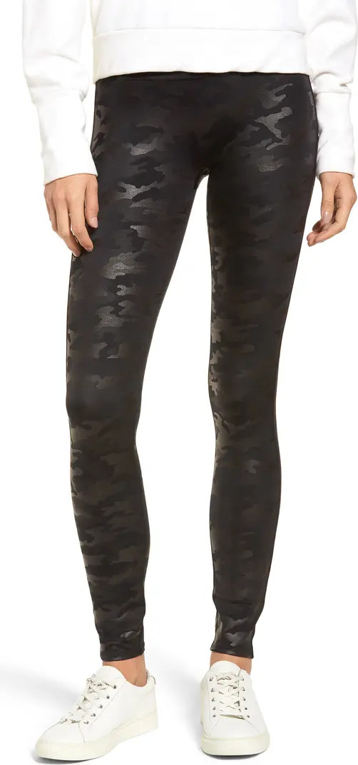 Camo Faux Leather Leggings | Nordstrom