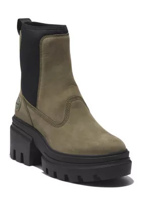 Timberland Women's Everleigh Chelsea Boots, Green, 9M | Belk