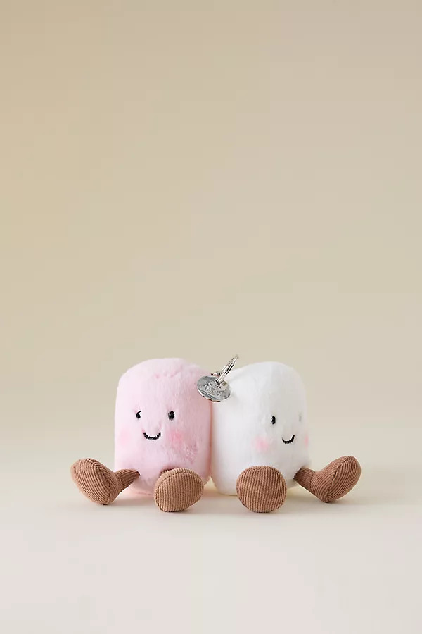 Jellycat Amuseables Pair of Marshmallows Bag Charm | Anthropologie (UK)