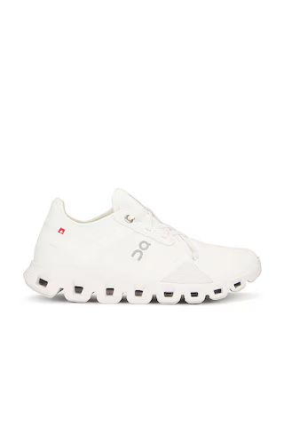 On Cloud X 3 Ad Sneaker in Undyed White & White from Revolve.com | Revolve Clothing (Global)