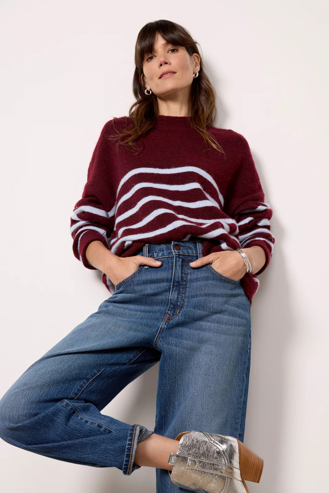 Stripe Pullover | Evereve