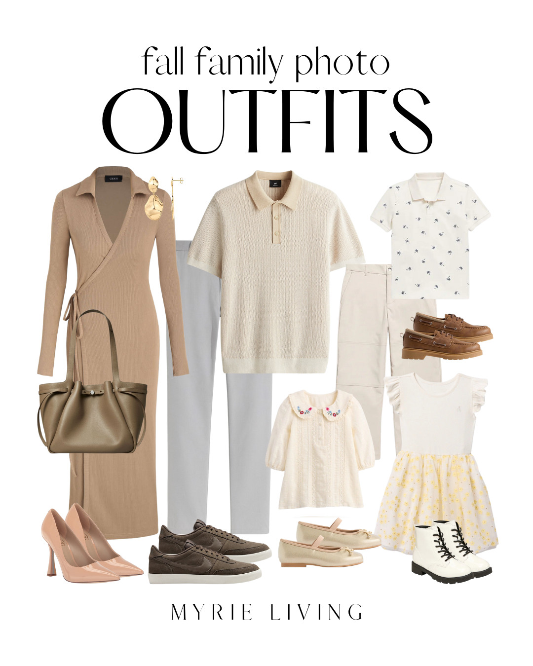 Cozy, neutral tones for your fall family photos. These outfits blend perfectly without feeling too matchy.

// Fall, Fall Family Photo, Fall Family Outfits, Fall 2025, Fall Trends, 2025 Fall Trends, Fall Outfits, Fall Outfits Women, Mens Outfits, Mens Fashion, Fall Outfits 2025, Fall Outfit Fall, Fall Fashion, Fall Looks, Fall Fits, Fall Inspo, Midi Dress, Pumps, Tote Bag, Shoulder Bag, Jewelry, Earrings, Gold Earrings, Polo Shirt, Pants Men, Sneakers, Kids Outfits, Kids Fashion, Kids Shoes, Flats, Combat Boots, Toddler Boy Pants, Polo Shirt, Toddler Girl Dress, Baby Dress, Baby Dresses, Toddler Boy, Toddler Girl
 

 #LTKKids #LTKFamily #LTKMens