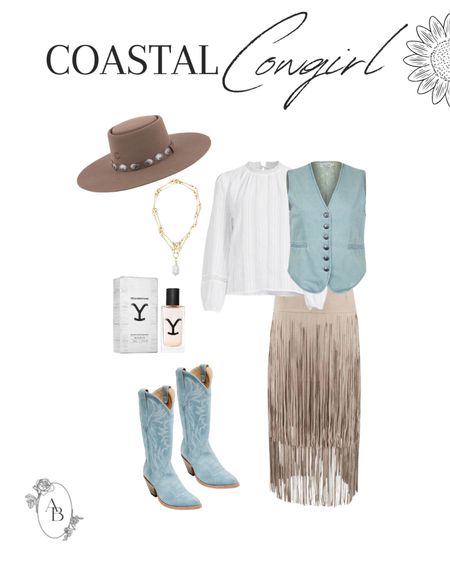 Coastal Cowgirl aesthetic finds! I’m here to give you all of the inspiration for creating your own Coastal Cowgirl summer! 🌾🐚
Mixing textures like eyelet fabrics, ruffles, lace and silky satins. Juxtaposed with textures like lived-in denim, worn cowboy boots, and throw in some chalky sand for good measure!
Effortless beachy style with a hearty helping of country love. 🚜

Coastal Cowgirl
Festival outfits 
Coastal Grandma 
Beth Dutton style
Yellowstone 
#liketkit #LTKstyletip #LTKSeasonal #LTKFestival
