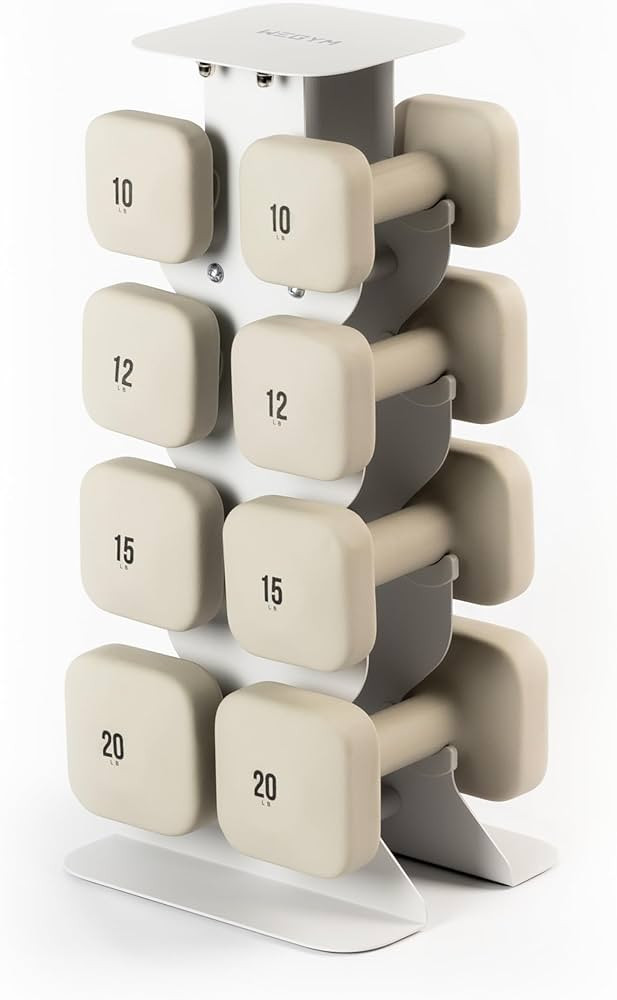 SafeGrip Dumbbells, Anti-Slip, Anti-Roll, Thick Handles, Free Weights, Square Dumbbells for Secur... | Amazon (US)