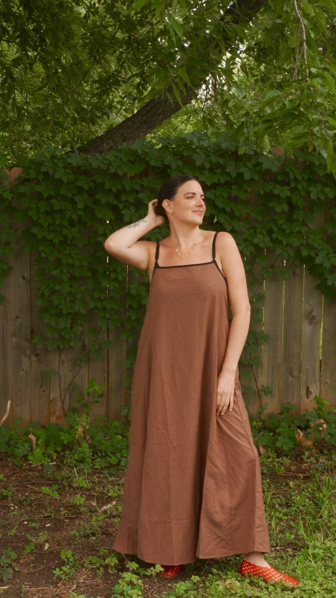 Wow this dress is my new summer go to. So flowy. I thought it was going to be too boxy but I actually love the way it looks. Wearing a Medium 

#LTKMidsize #LTKSeasonal #LTKFindsUnder50
