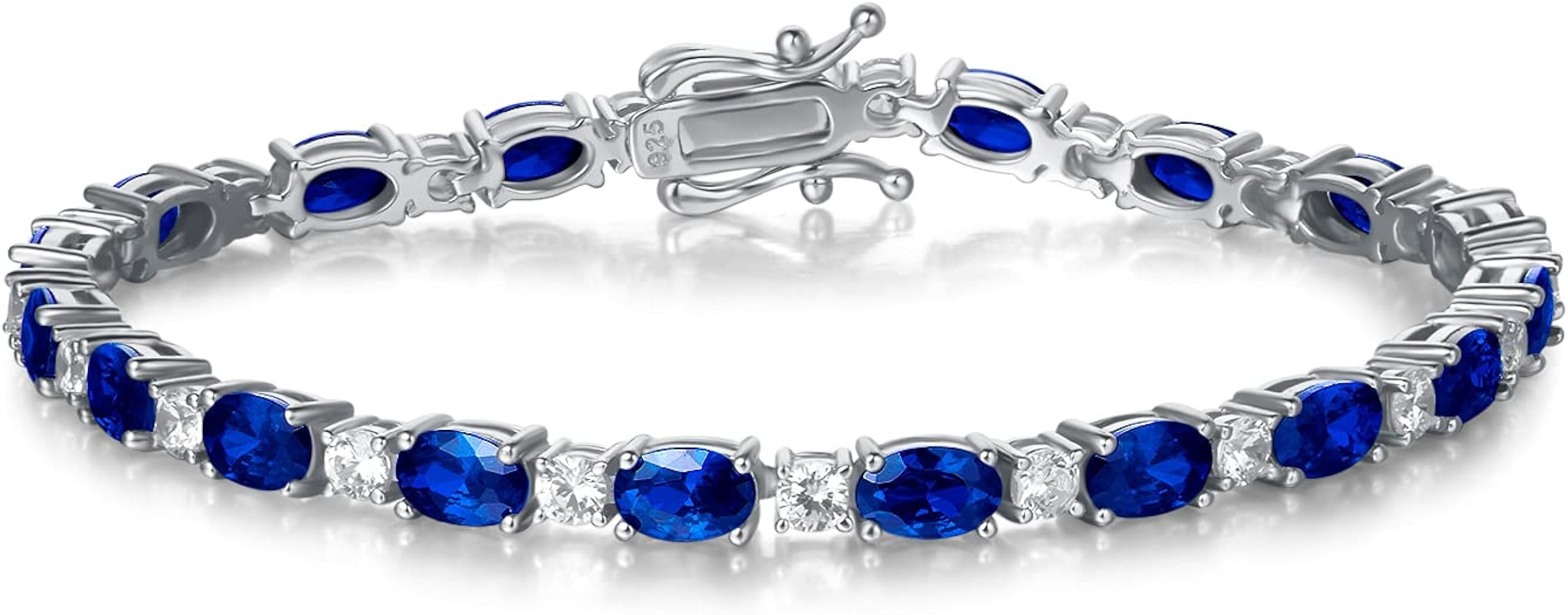 FANCIME Birthstone Bracelets Sterling Silver Tennis Bracelets Charm Fine Jewelry Mother's Day Bir... | Amazon (US)