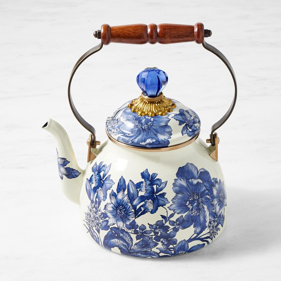 MacKenzie-Childs Royal English Garden Tea Kettle, 2-Qt. | Williams-Sonoma