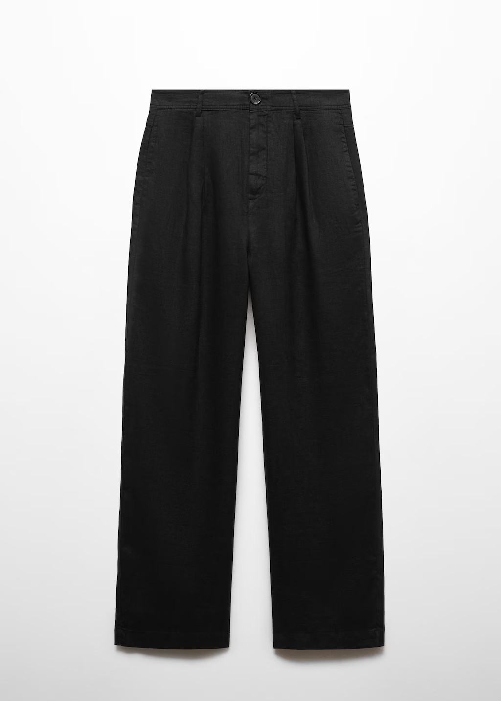 Wideleg-hose aus 100 % leinen -  Damen | Mango Deutschland | MANGO (DE)