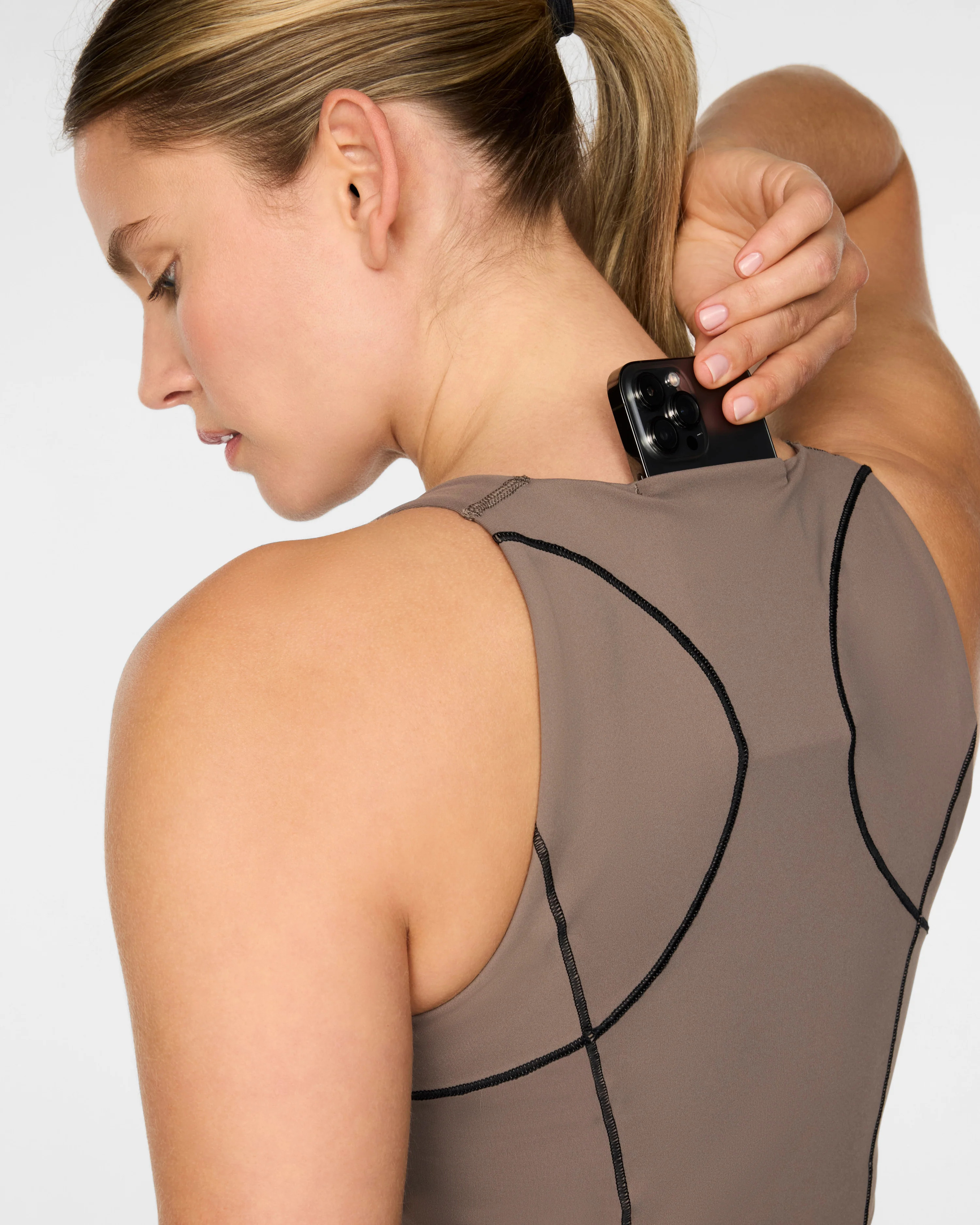 High Neck Shelf Tank | Spanx